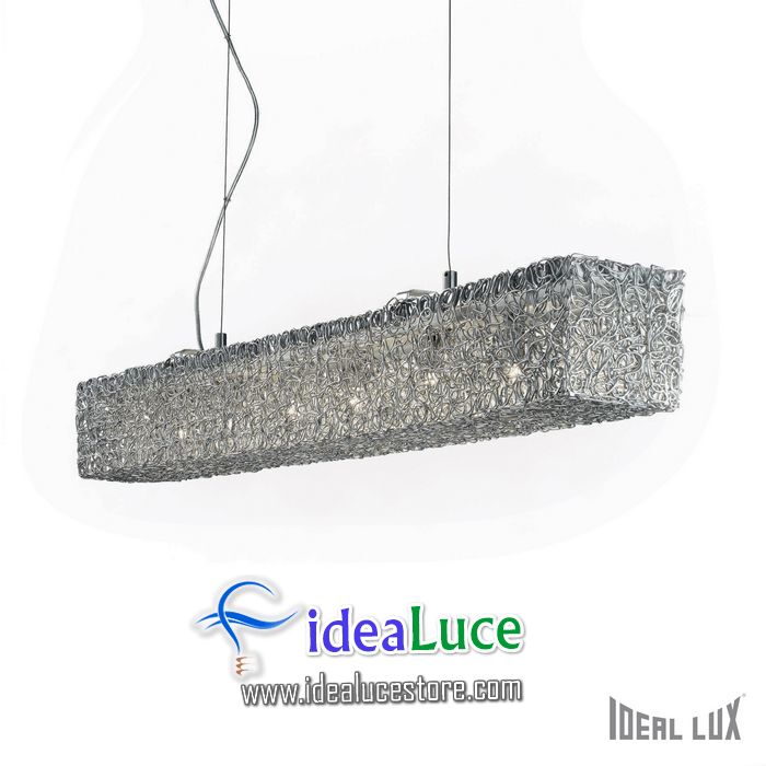 lampadario sospensione ideal lux quadro sp6 062501 62501
