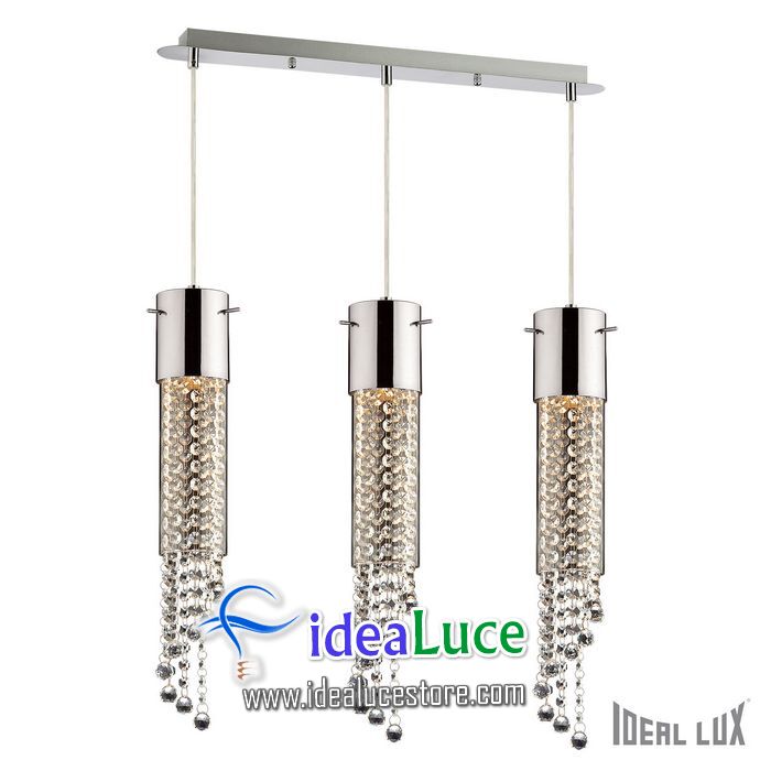 lampadario sospensione ideal lux gocce sp3 091143
