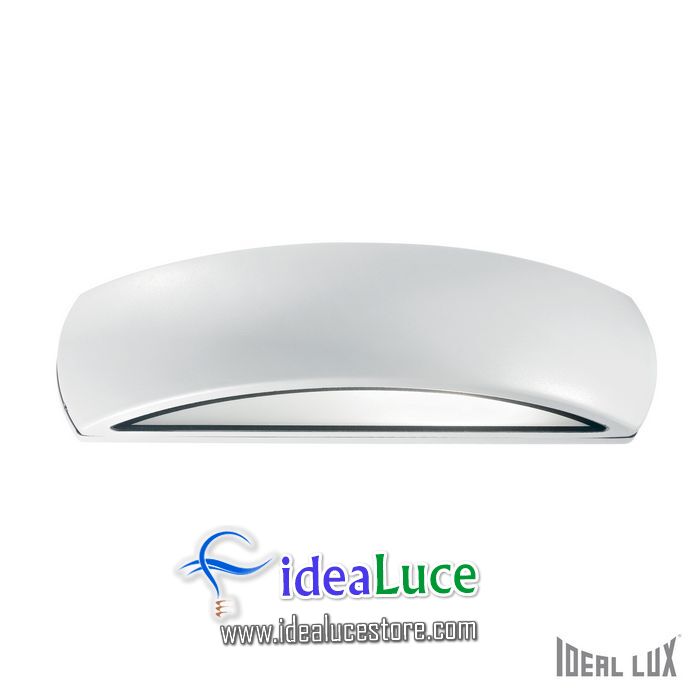 Lampada da esterno Applique Ideal Lux Giove AP1 BIANCO 092195