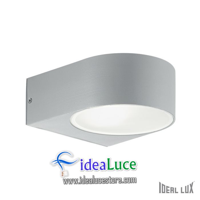 Lampada da esterno Applique Ideal Lux Iko AP1 GRIGIO 092218