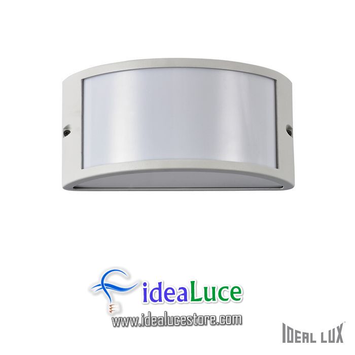Lampada da esterno Applique Ideal Lux Rex-1 AP1 BIANCO 092393