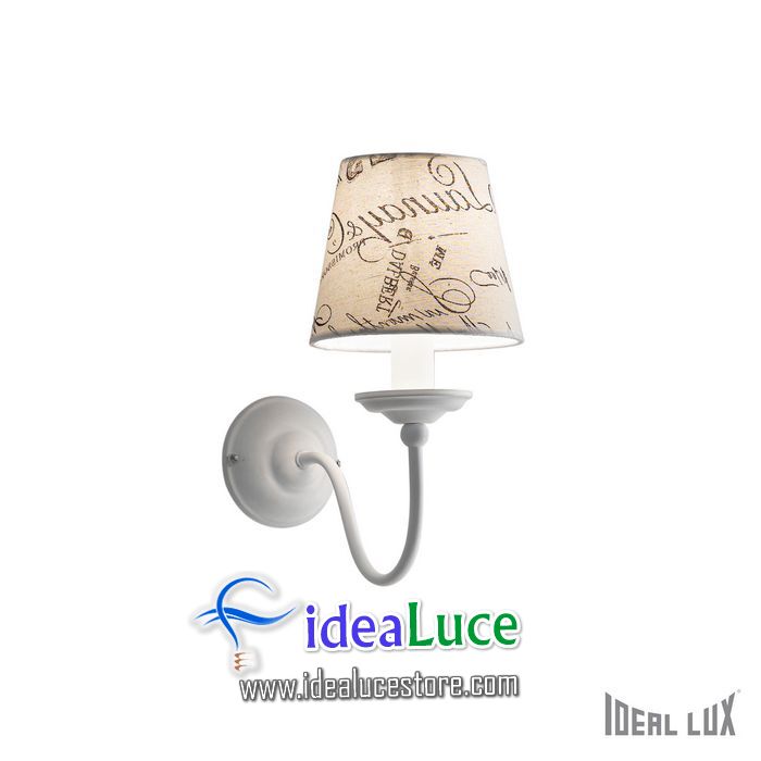 Lampada da parete Applique Ideal Lux Coffee AP1 092690