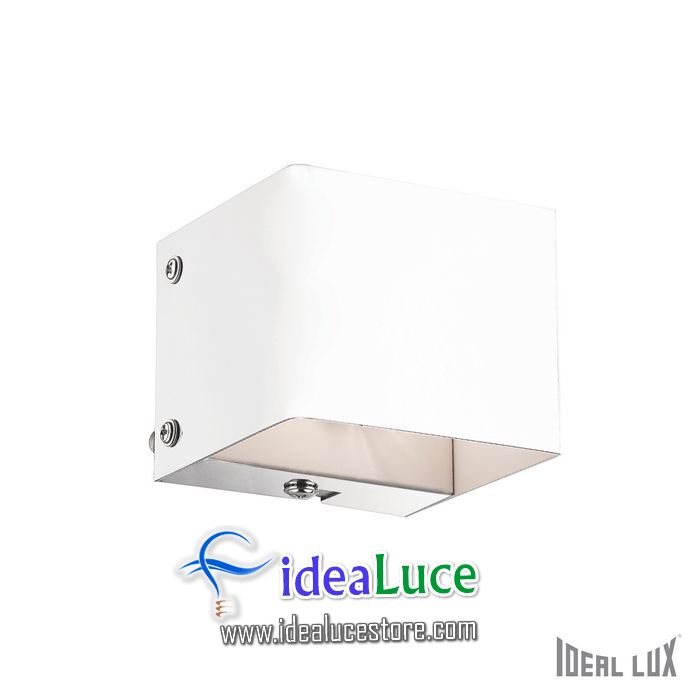 Lampada da parete Applique Ideal Lux Flash AP1 BIANCO 095264