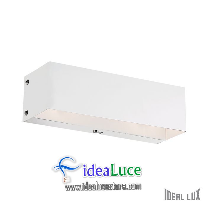 Lampada da parete Applique Ideal Lux Flash AP2 BIANCO 095288