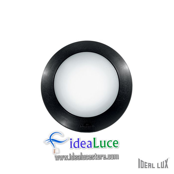 Lampada da esterno Applique Ideal Lux Berta AP1 SMALL NERO 096438