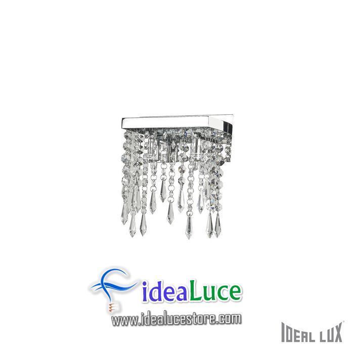 Lampada da parete Applique Ideal Lux Giada AP2 TRASPARENTE 098784