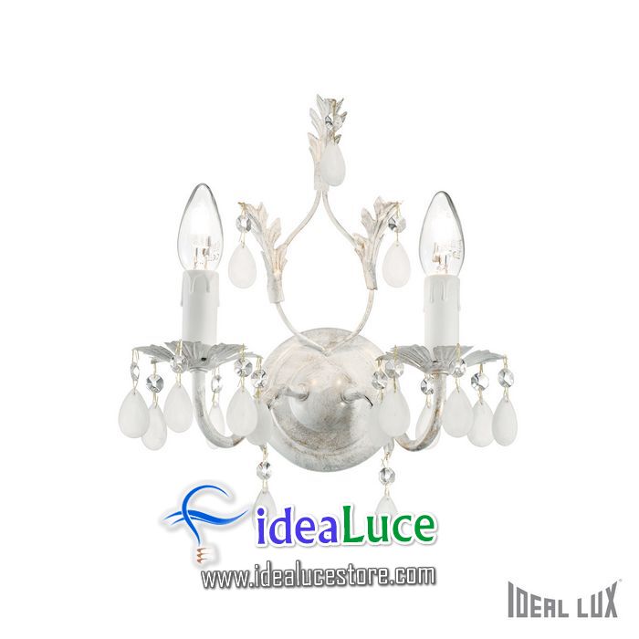 Lampada da parete Applique Ideal Lux Cascina AP2 100296