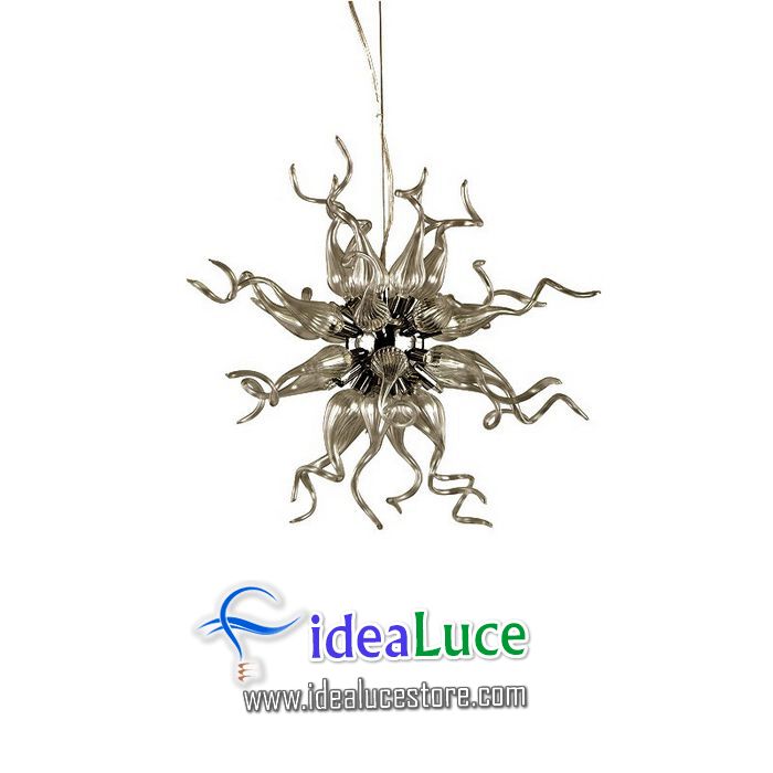 Lampadario sospensione Ideal Lux Lory SP8 FUME 112176