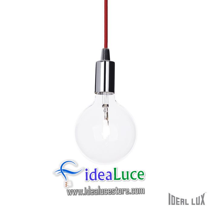 Lampadario sospensione Ideal Lux Edison SP1 CROMO 113296