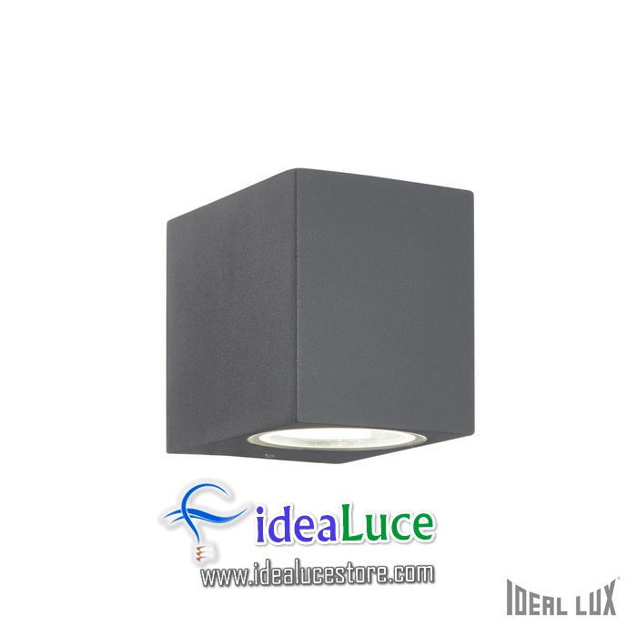 Lampada da esterno Applique Ideal Lux Up AP1 ANTRACITE 115306