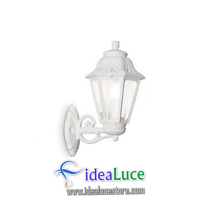 Lampada da esterno Applique Ideal Lux Anna AP1 BIG BIANCO 120423