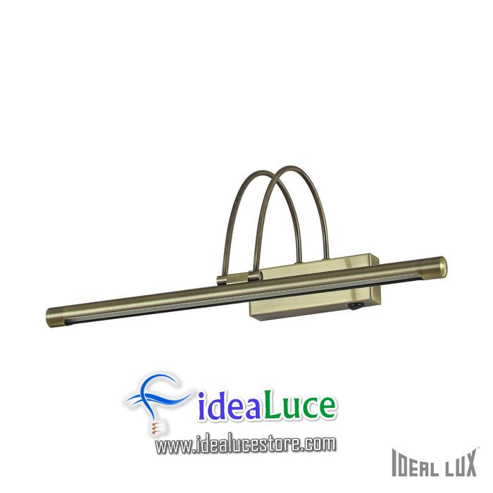 Lampada da parete Applique Ideal Lux Bow AP66 BRUNITO 121161