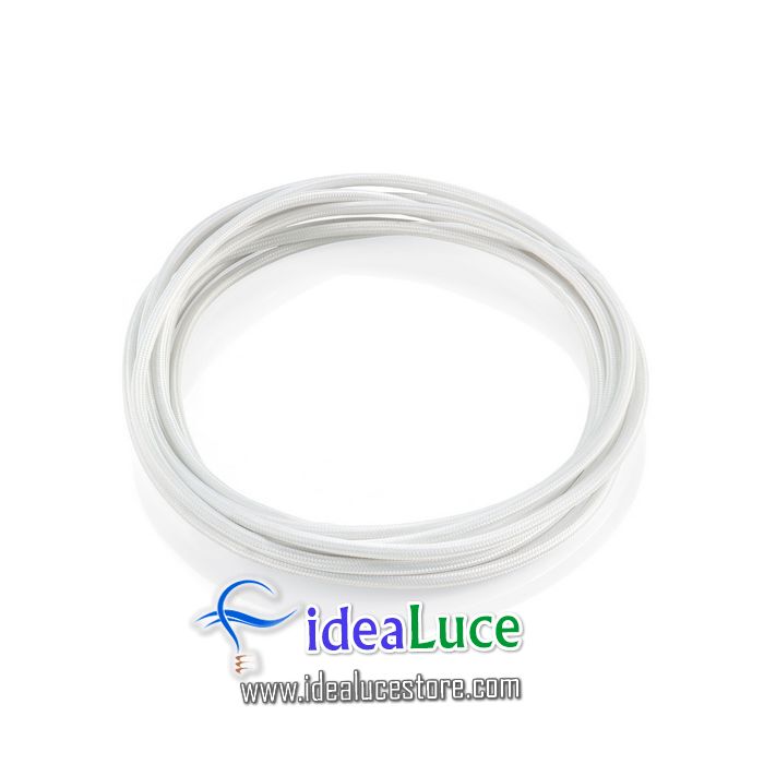 Bilanciere Ideal Lux Cavo Tessuto Bianco (1m) 128849