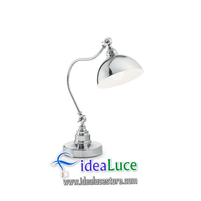 Lampada da tavolo Ideal Lux Amsterdam TL1 CROMO 131757