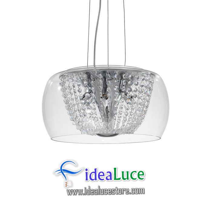 lampadario sospensione ideal lux audi-61 sp6 133874
