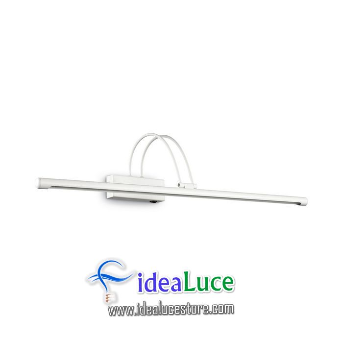 lampada da parete applique ideal lux bow ap114 bianco 137612