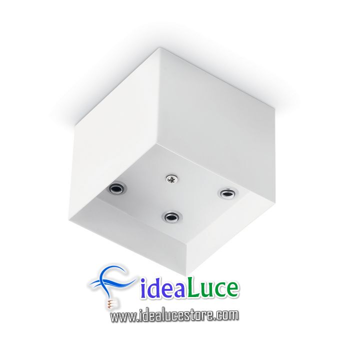 Bilanciere Ideal Lux Rosone METALLO 5 LUCI SQUARE BIANCO 138053 Bilanciere Ideal Lux Rosone METALLO 5 LUCI SQUARE BIANCO 138053