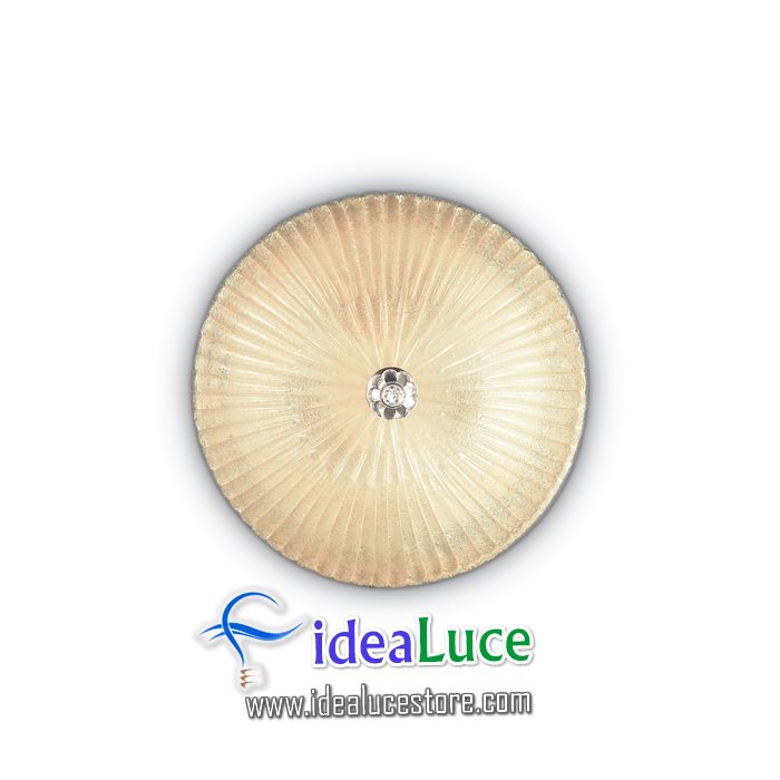 Plafoniera Ideal Lux Shell PL3 AMBRA 140179
