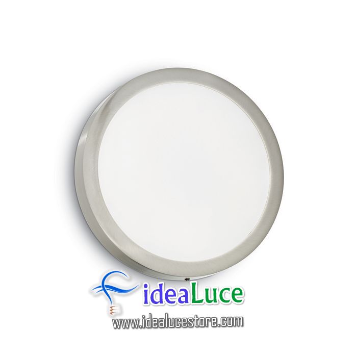 Universal 24w round nickel Ideal Lux 141480