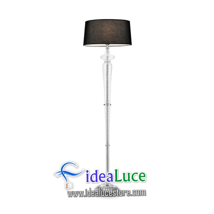 Lampada da terra Ideal Lux Forcola PT1 NERO 142623 Lampada da terra Ideal Lux Forcola PT1 NERO 142623