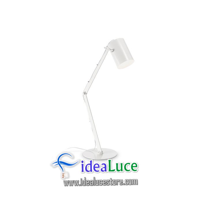 Lampada da tavolo Ideal Lux Bin TL1 BIANCO 144856