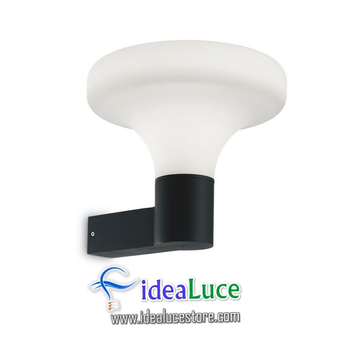 Lampada da parete Applique Ideal Lux Sound AP1 NERO 146546