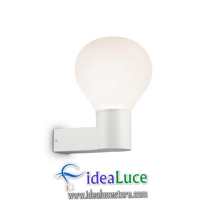 Lampada da parete Applique Ideal Lux Clio AP1 BIANCO 146621