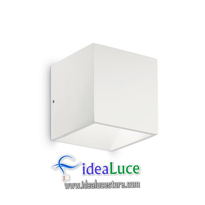 Lampada da parete Applique Ideal Lux Rubik AP1 BIANCO 149745