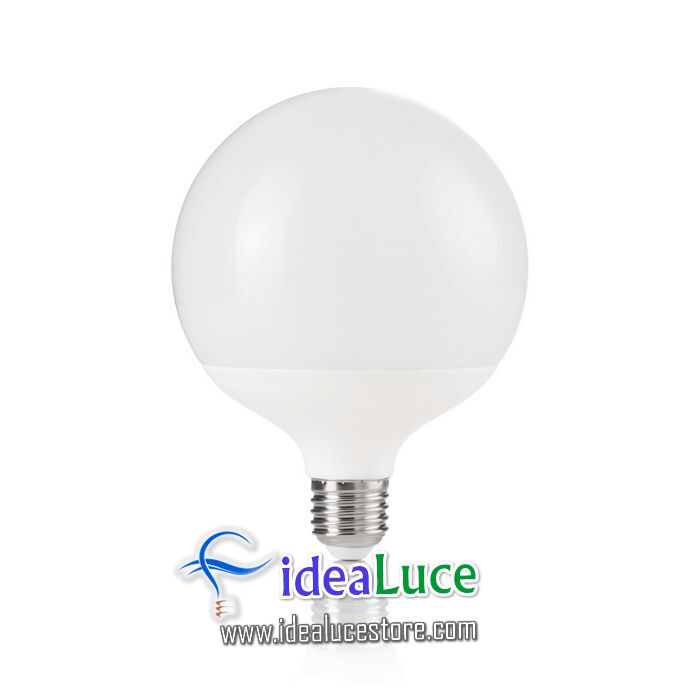 Confezione da 10 Lampadine Led Ideal Lux POWER E27 15W GLOBO BIG 4000K 152004