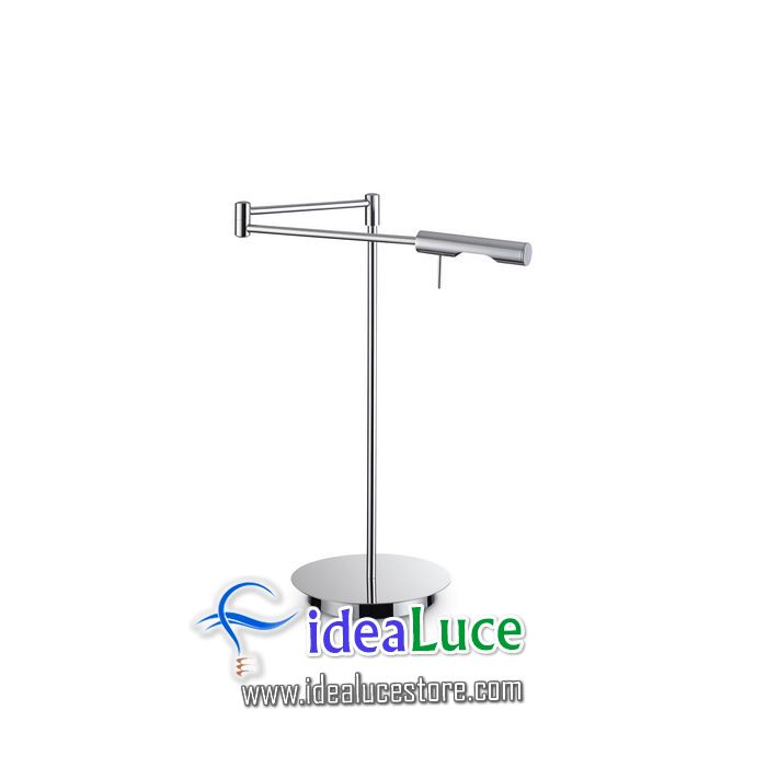 Lampada da tavolo Ideal Lux Drill TL1 CROMO 153636