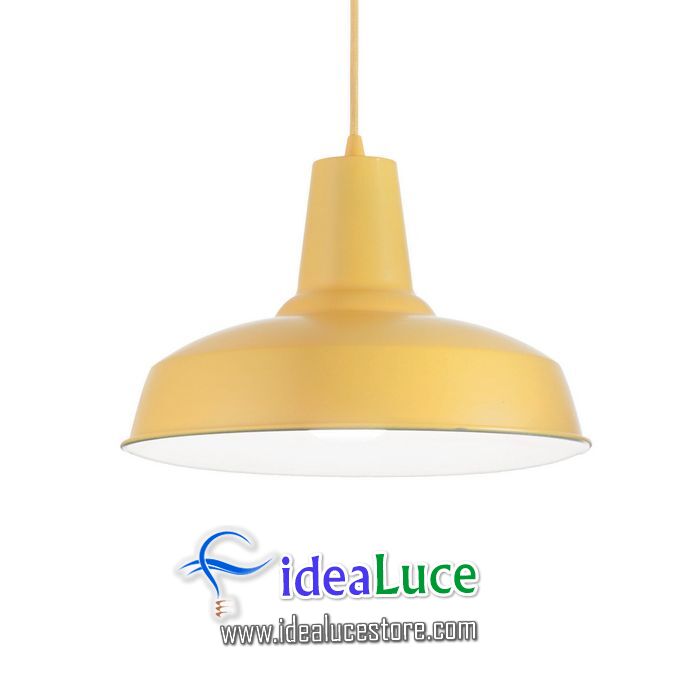 Lampadario sospensione Ideal Lux Moby SP1 GIALLO 160818