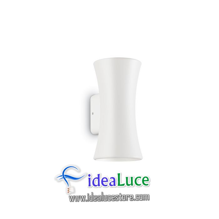 Lampada da parete Applique Ideal Lux Lab AP2 BIANCO 161594