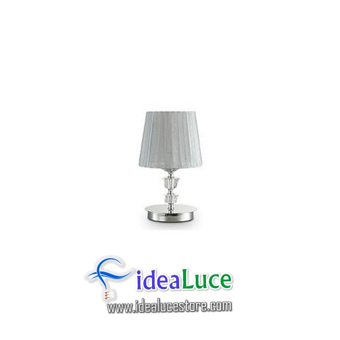 Lampada da tavolo Ideal Lux Pegaso TL1 SMALL ARGENTO 164250