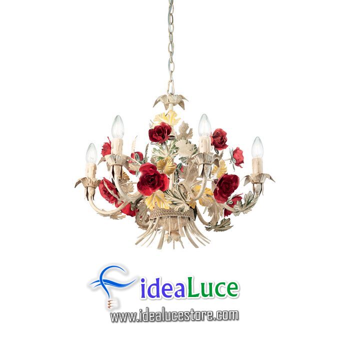 lampadario sospensione ideal lux camilla sp6 168067