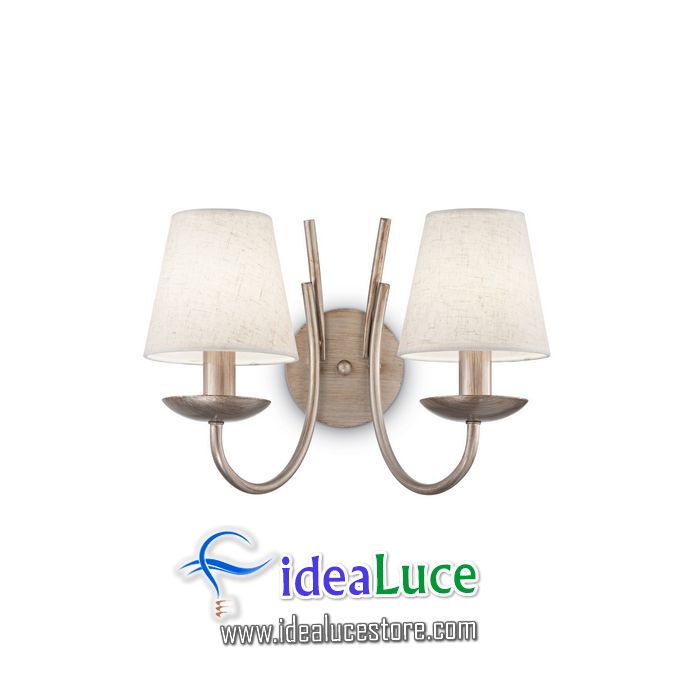 Lampada da parete Applique Ideal Lux Spiga AP2 168791