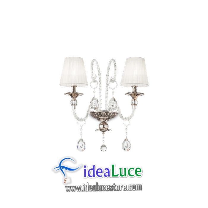 Lampada da parete Applique Ideal Lux Romantik Ap2 174914