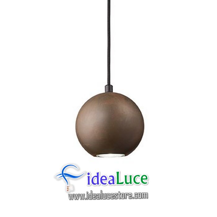 Lampadario sospensione Ideal Lux Mr JACK SP1 SMALL CORTEN 187563 Lampadario sospensione Ideal Lux Mr JACK SP1 SMALL CORTEN 187563