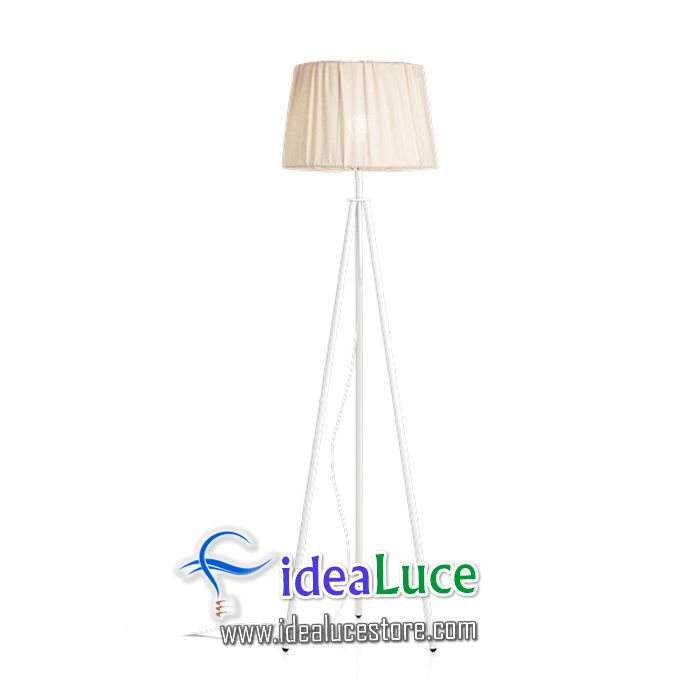 Lampada da terra Ideal Lux Fit Pt1 Bianco 197036