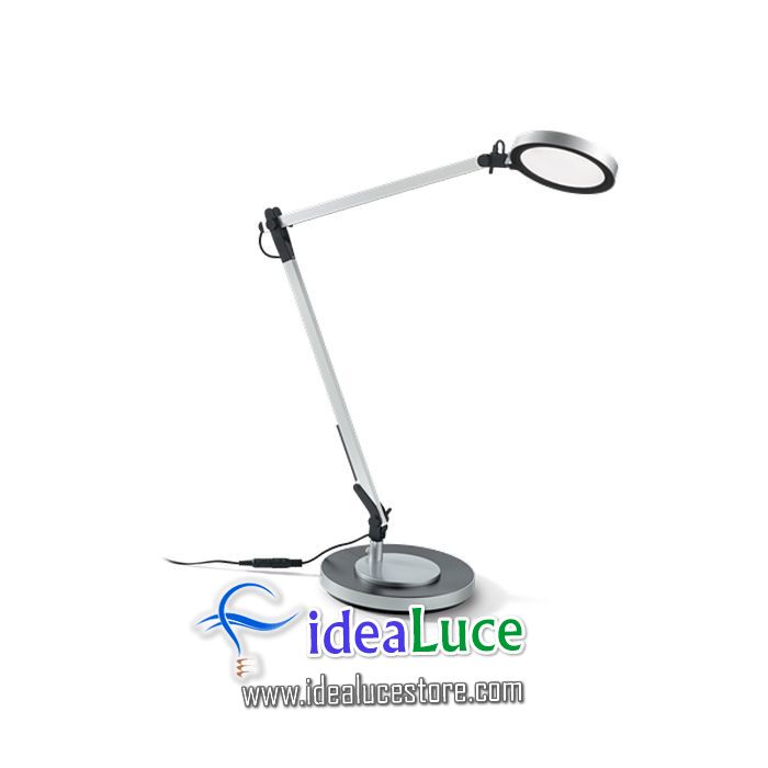Lampada da tavolo Ideal Lux Futura Tl1 Alluminio 204895