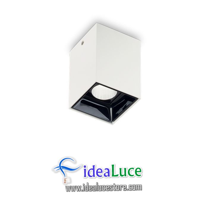 Bilanciere Ideal Lux Nitro 10w Square Bianco 206035