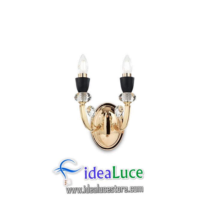 Lampada da parete Applique Ideal Lux Vanity Ap2 206646
