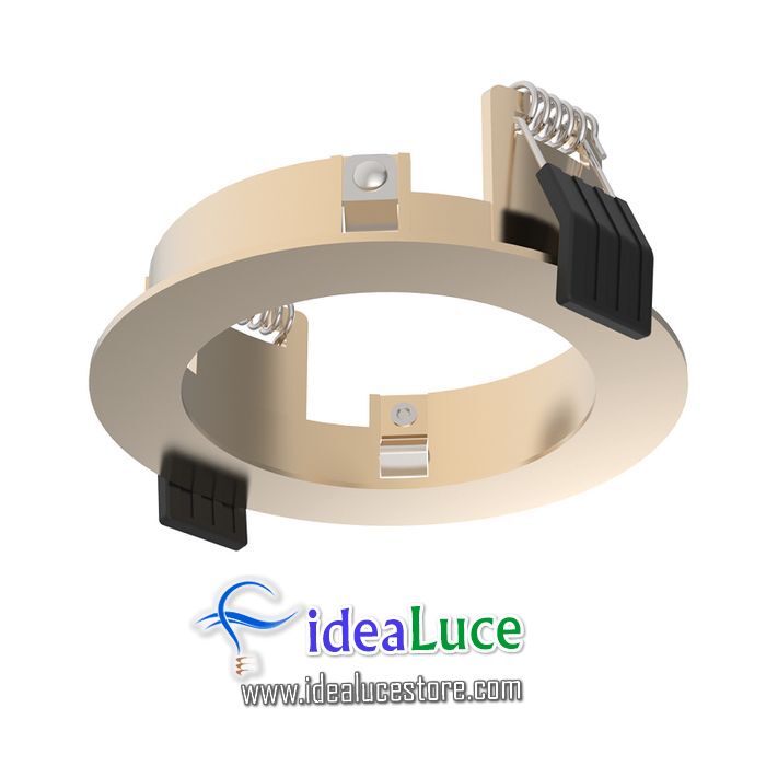Dynamic Frame Round Gold Ideal Lux 208718