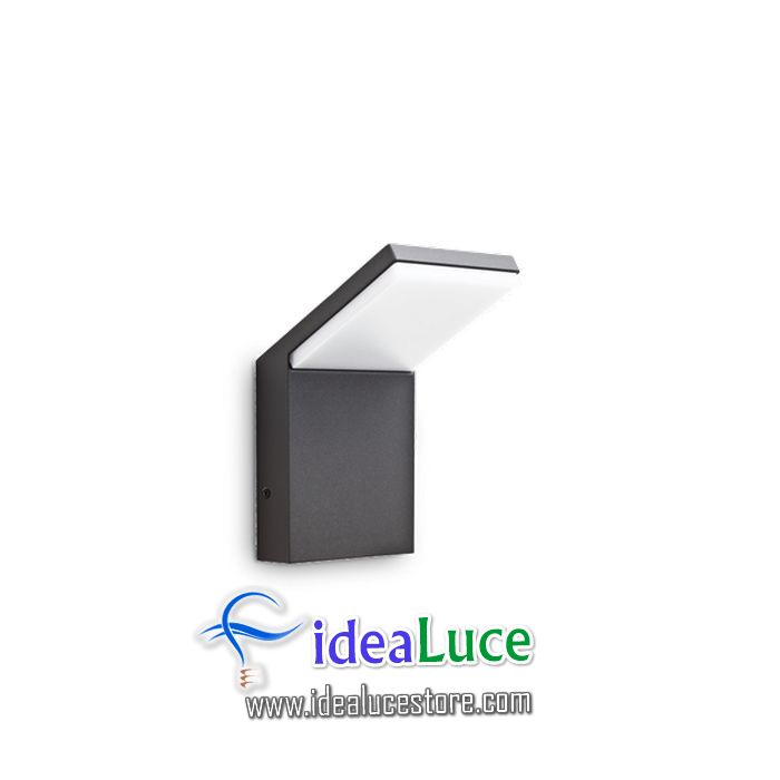 Lampada da parete Applique Ideal Lux Style Ap1 Antracite 209845