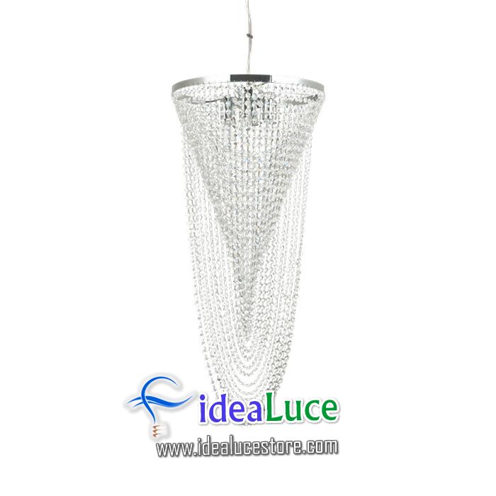 Lampadario sospensione Ideal Lux Pearl Sp6 211558 Lampadario sospensione Ideal Lux Pearl Sp6 211558