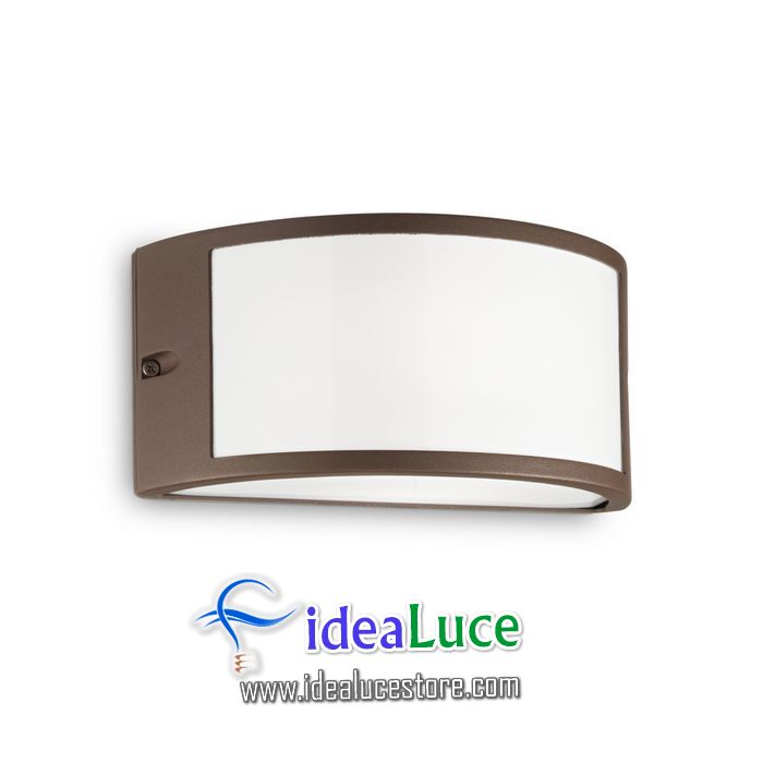 Lampada da parete Applique Ideal Lux Rex-1 Ap1 Coffee 213217