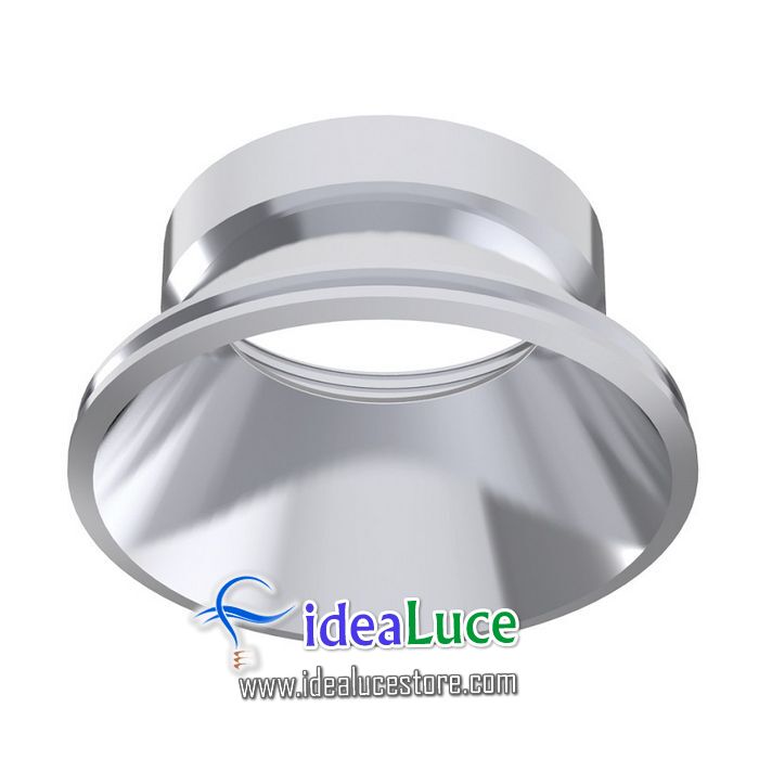 Faretto da incasso Ideal Lux Dynamic Reflector Round Fixed Chrome 221649