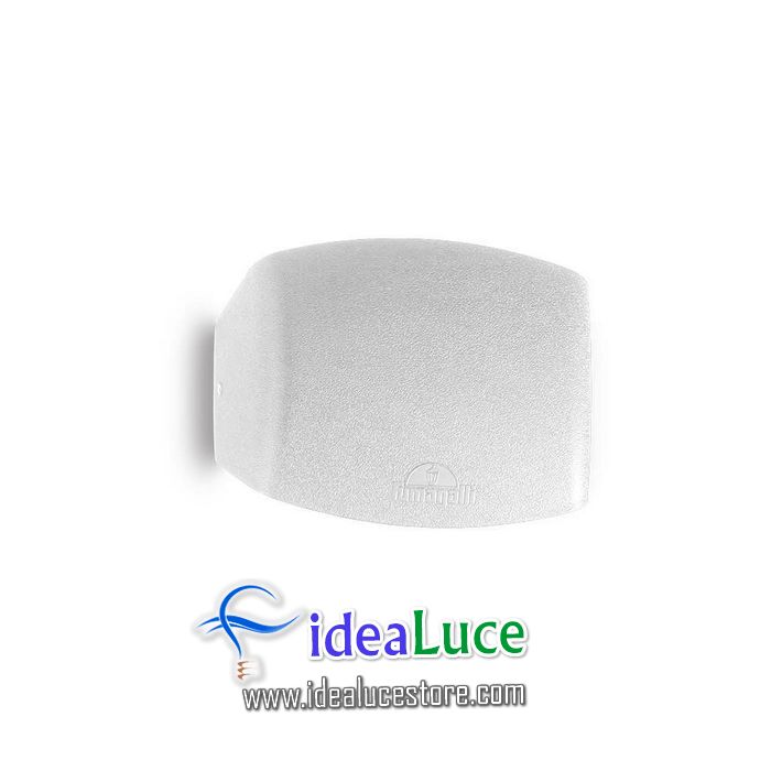 Lampada da parete Applique Ideal Lux Abram Ap1 Small Bianco 221892