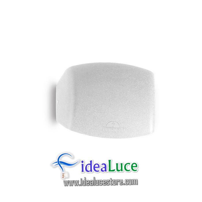 Lampada da parete Applique Ideal Lux Abram Ap1 Small Bianco 221892 Lampada da parete Applique Ideal Lux Abram Ap1 Small Bianco 221892