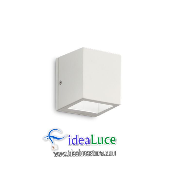 Lampada da parete Applique Ideal Lux Twin Ap1 Small Bianco 229522