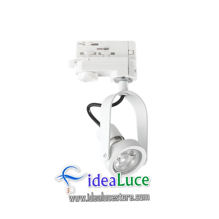 Lampada Ideal Lux Glim Compact Track Bianco 229652